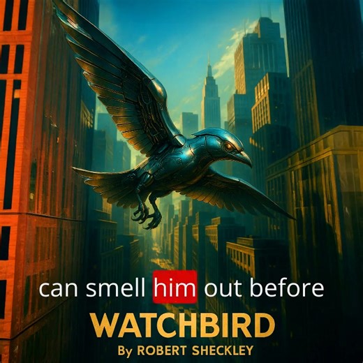 🤖 Metal wings watching 👁️ Every move counts 💥 Safety has a price 🎙️ Watchbird by Robert Sheckley #RobertSheckley #SciFiStories #VintageSciFi #PodcastRecommendations #SciFiMystery #LostSciFi | The Lost Sci-Fi Podcast