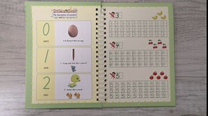 4PCS Magic Practive Copybook, Magic Copybook for Kids, Magic Calligraphy Copybook That Can Be Reused Handwriting Copybook Set Calligraphic Letter Writing Practice Workbook for Child Kids (Style 1)