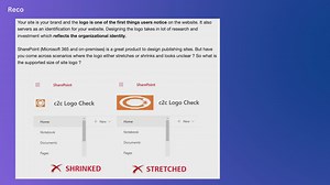 Recommended size and resolution for SharePoint Online Site logo