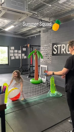 Play a game of beach volleyball with your instructor or classmates. 5 points. | Strongroom Studio