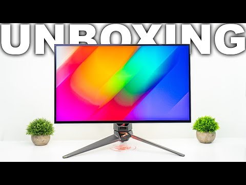 ASUS ROG Swift 27” 480Hz W-OLED Gaming Monitor Unboxing (PG27AQDP)