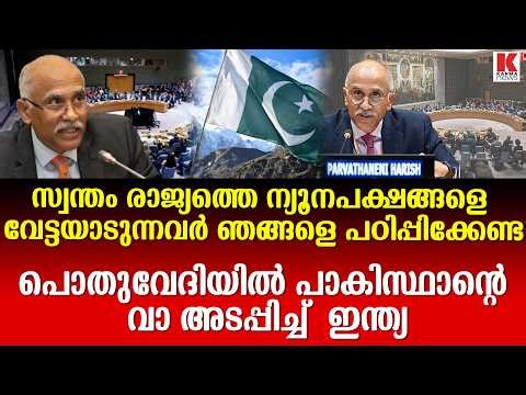 ഐക്യരാഷ്ട്രസഭയുടെ വേദിയിൽ പാകിസ്ഥാന്റെ തൊലിയുരിച്ച് ഇന്ത്യ