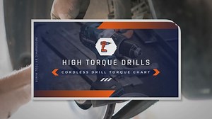 Cordless Drill Torque Chart With High Torque Drills 2022