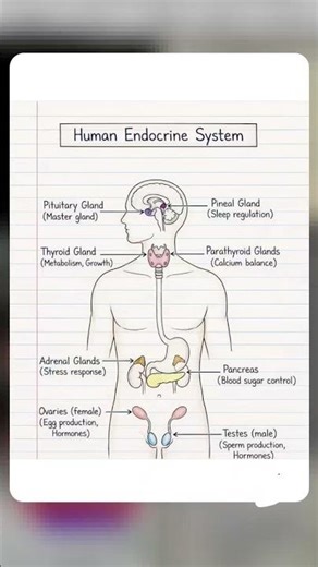 Human Endocrine System class 10th