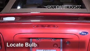 3rd Brake Light Bulb Replacement on a 2003 Ford Mustang 3.8L V6 Convertible
