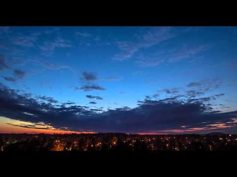Timelapse day to night 4k