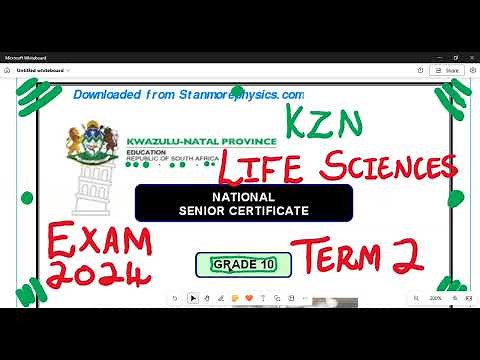 Life Sciences Grade 10 KZN June Exam 2024 Term 2