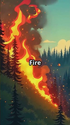 How Wildfires Spread Faster Than Humans Can Run #wildfires #shorts #FireSpread #NatureFacts #science