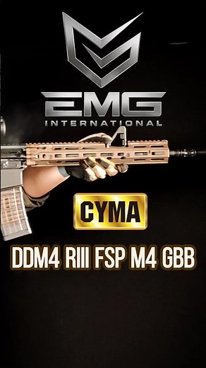 EMG Daniel Defense DDM4 RIII FSP M4 GBB Airsoft Rifle (CYMA CGS System)