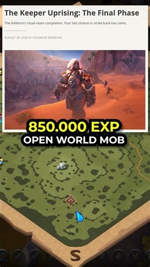 BROKEN FAME FARM METHOD: 850.000 EXP OPEN WORLD MOB | Gordinh - ALBION ONLINE