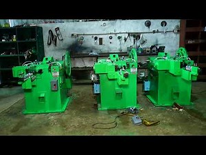Gear Feed High Speed Nail Making Machine Full Tutorial | Working Principles | Machine Working Demo