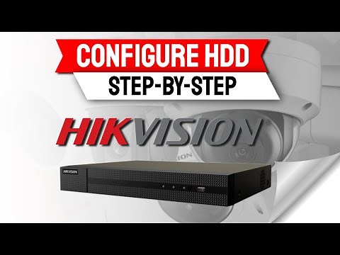 How to configure HDD in a Hikvision NVR