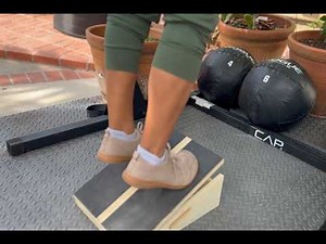 Slant Board Calf Raise