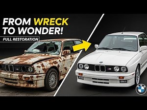 BMW E30 M3 Restoration | From Rusted Crash to Alpine White Icon | ASRM