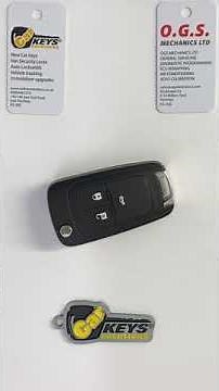 Vauxhall/ Opel/Astra/ Insignia key battery replacement