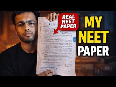 My Actual NEET Paper | What No One Talks About ‼️