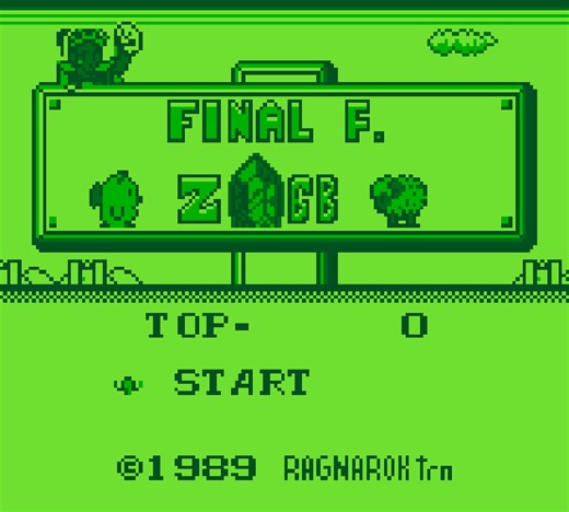 Final Fantasy Z GB (Super Mario Land hack) by slashie