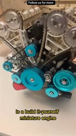 buddy on Instagram: "Amazing Miniature V8 Engine Working Model Kit#reels #fbreelsfypシ゚viralvideo #viralreels #asmr #experiment"
