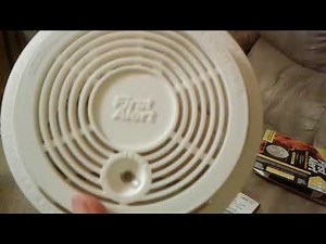 First Alert SA67D Smoke Detector Unboxing And Test