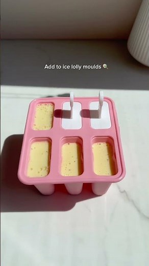 3-Ingredient Natural Ice Pops 🍍🍌 | Healthy Pineapple Banana Yogurt Ice Lollies