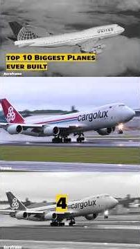 Top 10 Biggest Cargo Planes #4 #Boeing 747-8 Freighter