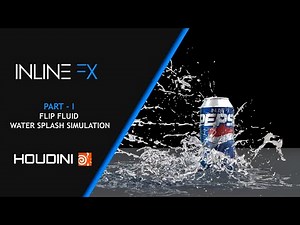How to To create Water splash in Houdini |Tutorial | Part I