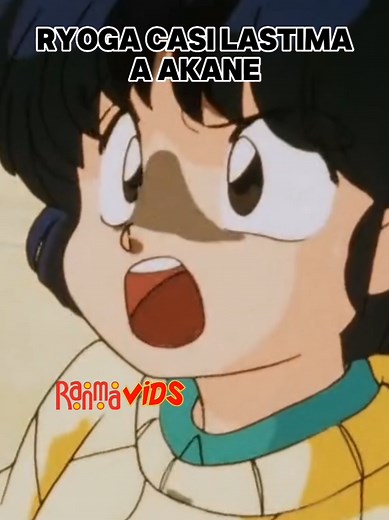 Ryoga Casi Lastima a Akane en Ranma 1/2