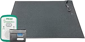 Fall Prevention and Anti-Wandering Floor Mat with Monitor and Pager - Know When They get up so They Don't Walk Alone!