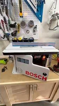 Quick tip on how to level a Bosch router table plate