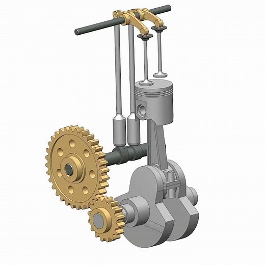 Engine 3D Animation | 3D Designers #cad#solidworks #gears #automobile #engineering #art #amazing