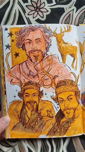 Pages from my favourite Sketchbook 😁✨