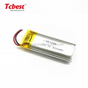 [Hot Item] 851740 520mAh 3.7V Li-Polymer Rechargeable Battery for Lights