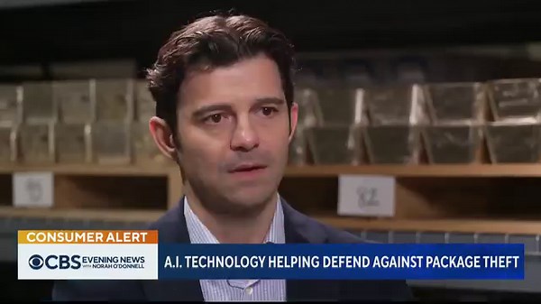 Nearly one in four adults have fallen victim to package theft. Now, a new UPS data program named “Delivery Defense” uses artificial intelligence to enhance security measures and safeguard packages against porch pirates. | CBS Evening News