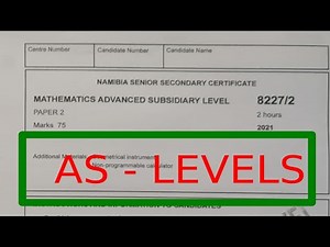 AS-Levels (Namibia 2021 - Paper 2)