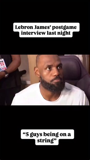 Defense On A String 🏀 TM on Instagram: "LeBron calls it ‘five guys being on a string.’ We call it Defense On A String—a system built to teach the connected, high-IQ defense the best teams depend on. Defense On A String trains players to master defensive teamwork—rotations, communication, and collective awareness. www.defenseonastring.com 🔒 🎥 Lebron’s post game interview last night 🎥 MADEHOOPS CAMP @madehoops"