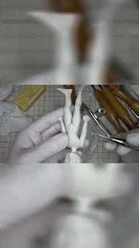 【5倍速】素体作り 68 #フィギュア作り #shorts #素体 #石塑粘土 #作業動画 #手元動画 #ハンドメイド #手作り工作 #figure #clay