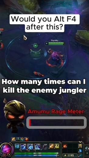 Amumu Jungle Players Deserve This 💀 #leagueoflegends #shorts #jungle #fizz #amumu