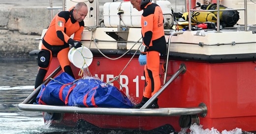 Several bodies recovered from Bayesian's wreckage