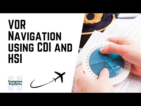 VOR Navigation using HSI and CDI