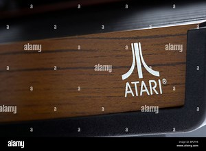 Atari games logo hi-res stock photography and images - Alamy