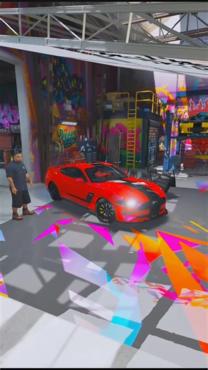 GTA V : SPIDER-MAN TURNED A BROKEN CAR INTO A SUPER CAR 😱 #shorts #gta5