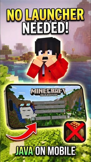 I played Minecraft Java on mobile | NO LAUNCHER NEEDED| MC Playz |
