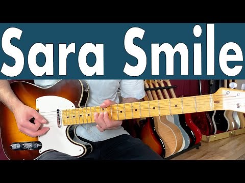 Hall & Oates Sara Smile Guitar Solo Lesson + Tutorial