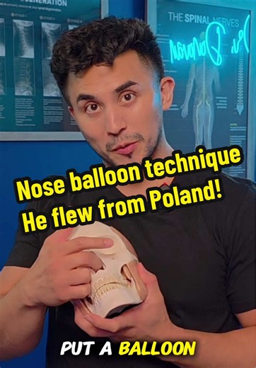He flew in from Poland because his breathing never felt the same after a snowboarding accident. After hitting his head, he developed ongoing sinus pressure and difficulty breathing through his nose. Trauma to the face or head can sometimes contribute to structural changes, soft tissue restriction, or altered nasal function that affects airflow. Today we used a nasal-specific technique aimed at improving nasal mobility and reducing restriction. Immediately after the visit, he reported: ✔️ Clearer