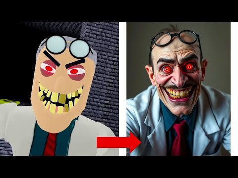 Escape Bob the Dentist! & Roblox Best Obby Games Characters in Real Life