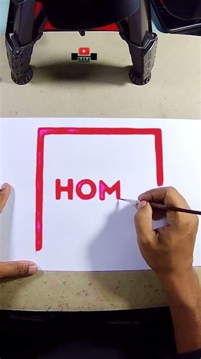 How to draw the Home Box logo #shorts