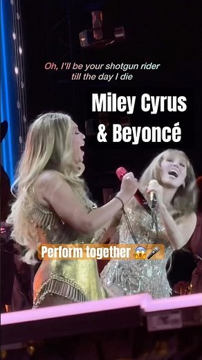 Miley Cyrus & Beyoncé Perform “II Most Wanted” Live for the First Time Ever 🤯🎤 | #shorts #mileycyrus