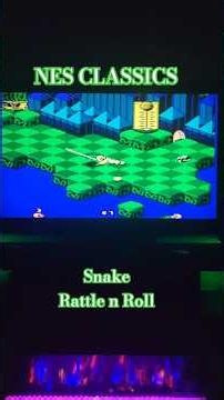 Snake Rattle N Roll #retrogaming Gameplay for #nes