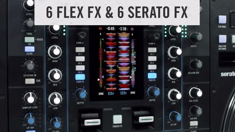 RANE Seventy-Two MKII - Professional 2 Channel DJ Mixer for Serato DJ with Multi-Touch Screen, Dual DVS Inputs and Akai Pro MPC Performance Pads