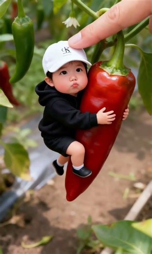 CUTIE AIDONTNO ON A RED CHILI